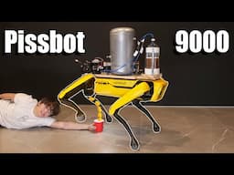 Teaching a Robot Dog to Pee Beer