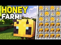 FULLY AUTOMATIC HONEY FARM Minecraft 1.21.1 (Tutorial)