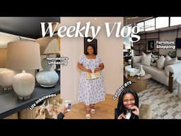 Weekly Vlog | Furniture Shopping, Homeware Unboxing, Girl Chats, Content BTS & Exciting Announcement