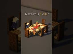 Dining Table in Minecraft🍗