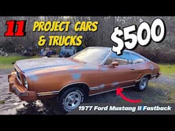 11 Classic Cars & Trucks Priced from $500 to $3000!