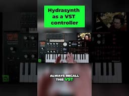 Hydrasynth as a vst midi controller