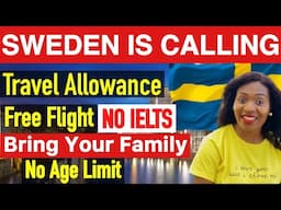 How to Move to Sweden Fast Without Money: No IELTS | Travel With Your Family