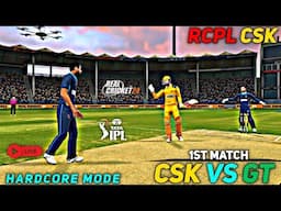 CSK💛🆚GT💙- RCPL AUCTION - IPL 2025 - Full IPL - Real Cricket 24 (Hardcore)