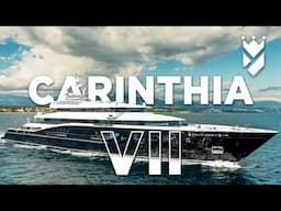 The awe-inspiring 97 meter "Carinthia VII" charter yacht - walk through at Charter Show