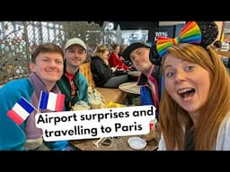 Travel day - Belfast to Paris - Surprising my brother