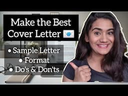 How to make a Cover Letter (in Hindi)? What is a Cover letter? Sample Cover Letter Format.