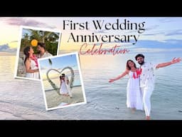 OUR FIRST WEDDING ANNIVERSARY IN MALDIVES || RESTY KAMBOJ || NEHA BAGGA || MALDIVES || TRAVEL VLOG