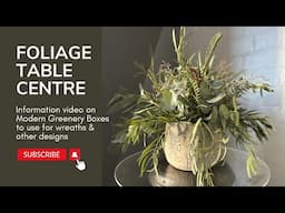 How to Make a Greenery Table Centrepiece | Modern Greenery Box & Chicken Wire Tutorial