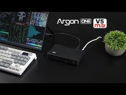 Argon ONE V5 & OLED Linux Powered 16GB Raspberry Pi 5 Mini PC Setup