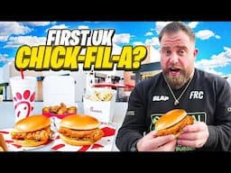 First EVER Chick-Fil-A In The UK! Is It Any Good?