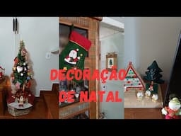 MINHA DECORAÇÃO DE NATAL ARTESANAL