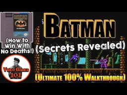 Batman NES Walkthrough | 100% Guide | Video Games 101