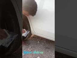 Remove and Filling deep scratch from car #short #viral #shorts