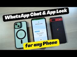 How to Lock Whatsapp & Chat in any Android & iPhone