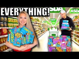 WE BOUGHT & TRIED EVERY VEGAN PRODUCT FROM ASDA! 😮 Extreme food shopping haul!!