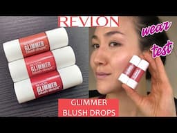 Revlon Glimmer Blush Drops // Swatches & Review