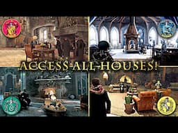 Hogwarts Legacy Glitch: Access Every Common Room (Secret Hack + Tour) 🦁🔴🦡🟡🦅🔵🐍🟢