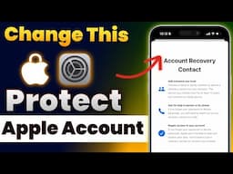 How to Protect Apple Account? Change this to Protect Your Apple Account -Must DO!