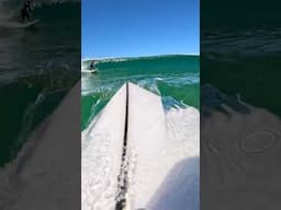 DUCK DIVING A SURFER!!! (Close Call)