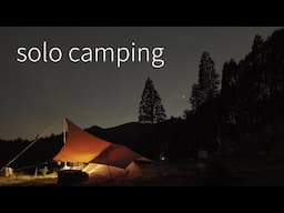 野営地でソロキャンプシリーズ -episode4-　春の足音を感じながら今季最後のおでん【solo camping #71】