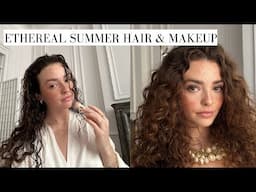 Summer Ethereal Hair & Makeup - GRWM!