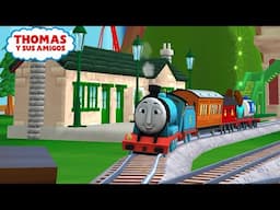 El tren thomas y sus amigos en español - GORDON conoce la isla de Sodor.