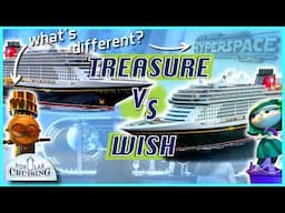 Disney Treasure vs Disney Wish: What’s the DIFFERENCE? 🚢 Newest Disney Cruise Line Ships