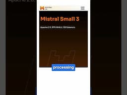 Mistral Small 3: The Fastest AI Model Yet?