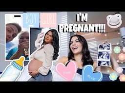 PREGNANCY VLOG | GENDER REVEAL, TELLING FAMILY, MATERNITY CLOTHING HAUL