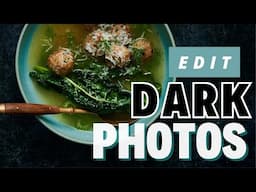 Step-by-Step Dark Photo Editing: 4 Adjustment Tools to Use