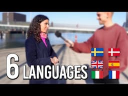 Italian Girl speaks 6 Languages FLUENTLY