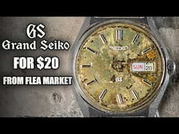 Flea Market Jackpot: Restoring a $20 Grand Seiko to one worth $1,000