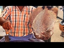 MINNAL RAJA FISH CUTTING | FISH CUTTING SKILLS | FISH CUTTING VIDEOS #kasimedu | UK SONS MARINE