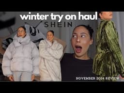 SHEIN WINTER CLOTHING TRY ON HAUL ❄️ NOVEMBER 2024 MUST HAVES