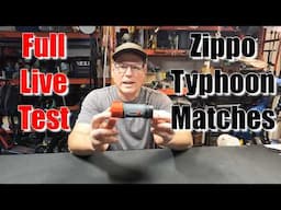 Can These Matches Survive a HURRICANE?! (Zippo Typhoon Test)