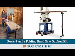 Rock Steady Folding Band Saw Outfeed Kit - More Support for Your Cuts