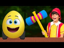 Egg Surprise X Wheels on the Bus Nursery Rhyme For Kids | BabyBillion