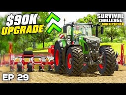 $90K UPGRADE! HOUSE DEMOLITION DENIED | Farming Simulator 25 - Survival Challenge | Episode 29