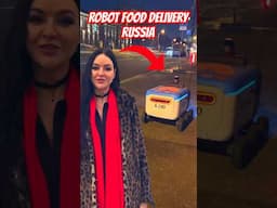 Russia ROBOT DELIVERY food to your door in Russia  #robotics