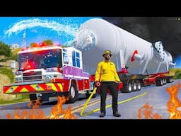 Building the BIGGEST Fire Truck in GTA 5 RP!