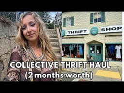 COLLECTIVE THRIFT HAUL | TWO MONTHS OF THRIFT SHOPPING