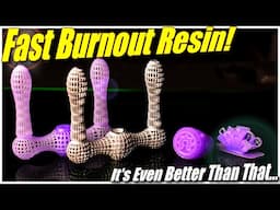 Fast Burnout Lost Resin Metal Casting! Monocure Burnaway