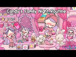 Candy’s Family Night Routine in the Aesthetic Pink Toddler & Baby Room 🌙 🏠 Avatar World | Pazu