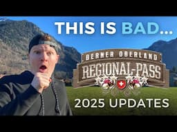 This Swiss Train Pass Just Got DOWNGRADED | 2025 Berner Oberland Pass + Jungfrau Travel Pass