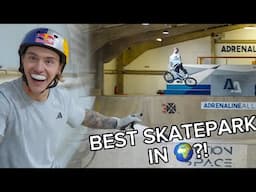 BACK RIDING EUROPES BIGGEST SKATEPARK!😆