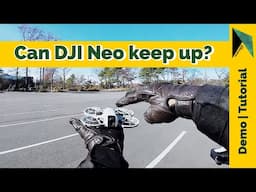 Can DJI Neo follow motorcycles?