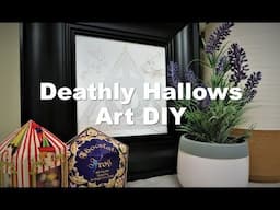 Deathly Hallows - DIY Art!