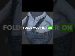 Folds Modifier #blender3dmodeling #blender3danimation #animation #blender