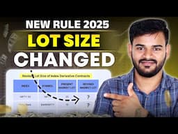 New Rules Lot Size Changed 2025 | 1 Lot से Trade करने के लिए कितना पैसा लगेगा? #trading